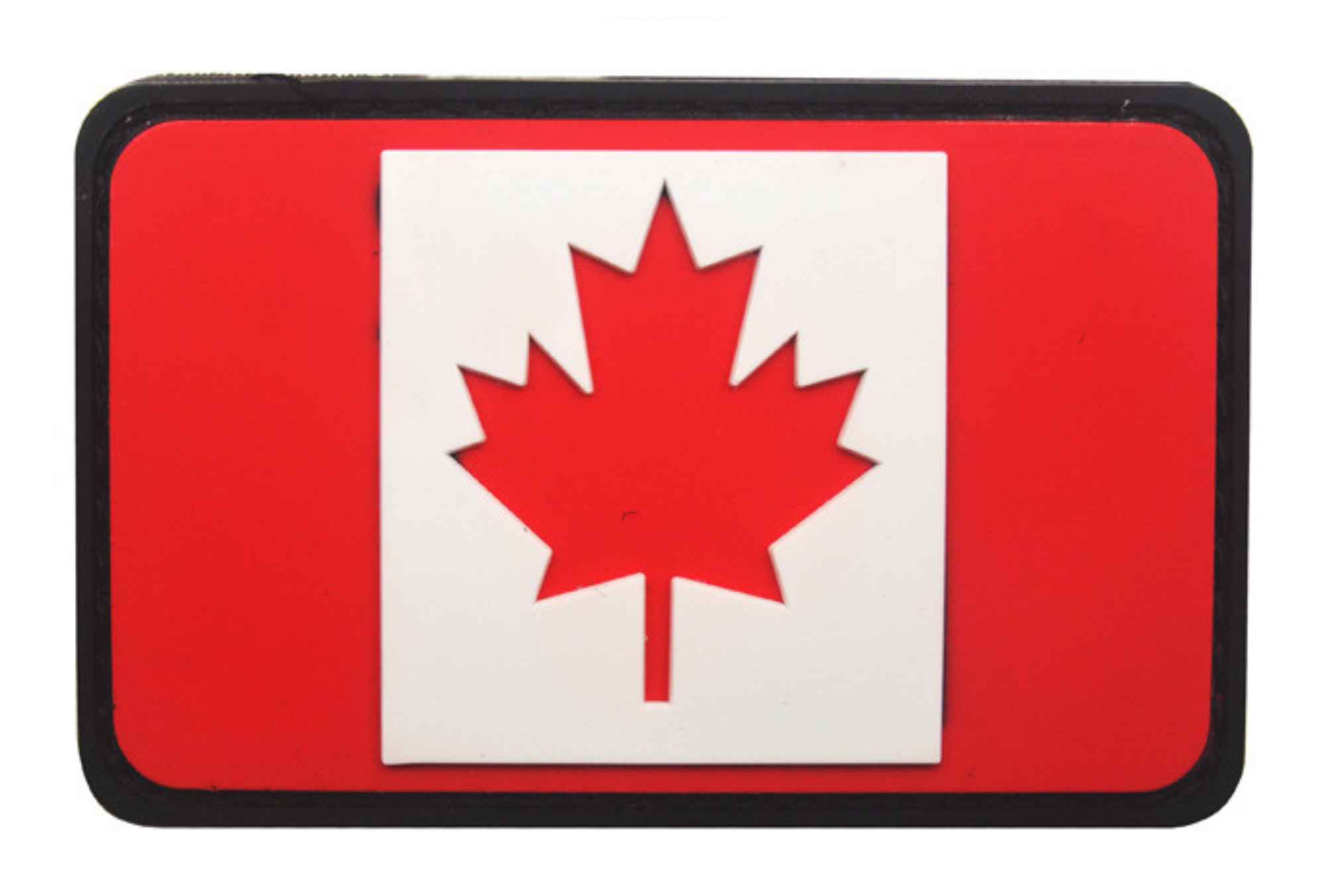 Canada flag pvc patch velcro