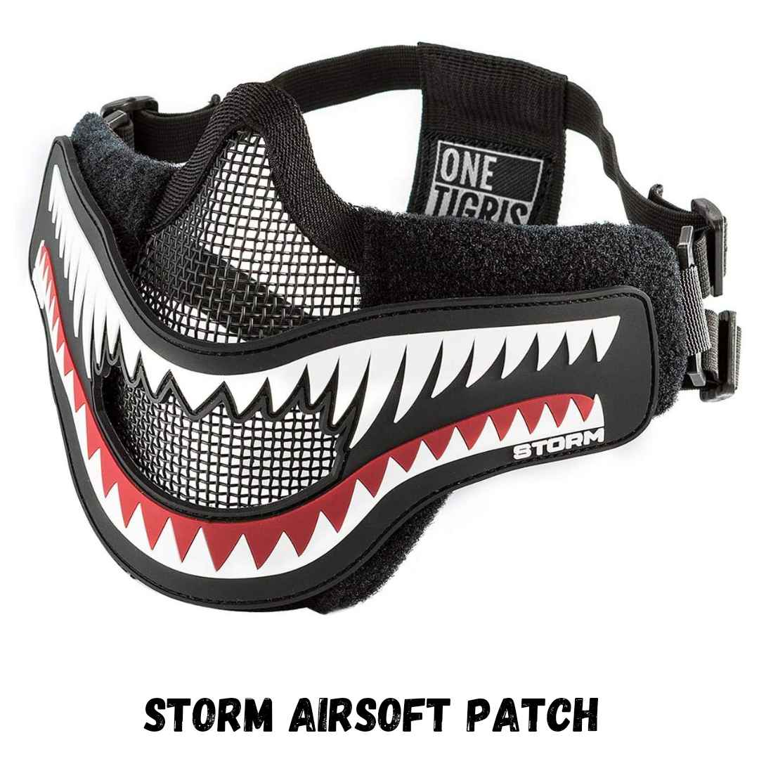 Storm Airsoft pvc patch velcro